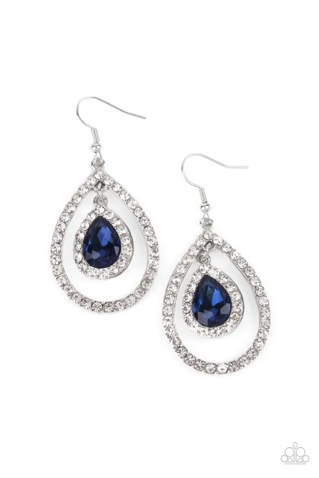 Earrings Paparazzi Jewelry Paparazzi Earring Blushing Bride Blue Earrings Paparazzi Jewelry Paparazzi Earring Blushing Bride Blue