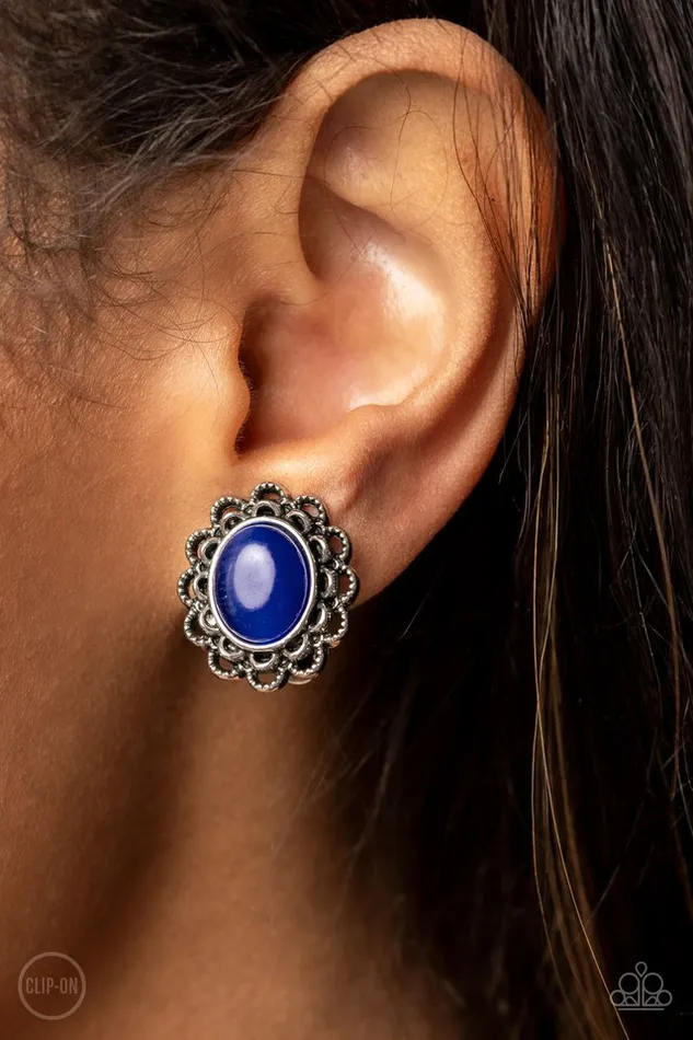 Earrings Paparazzi Jewelry Paparazzi Earring Garden Gazebo Blue