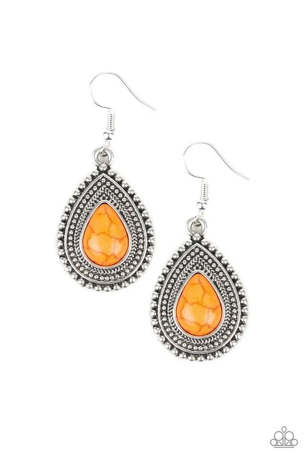 Earrings Paparazzi Jewelry Paparazzi Earring Happy Horizons Orange