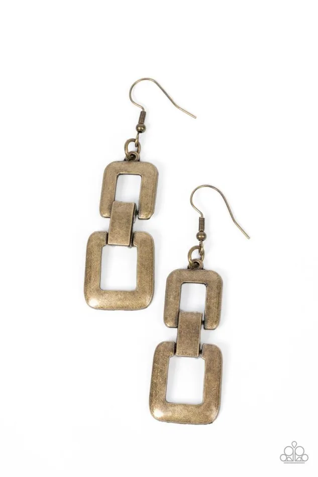 Earrings Paparazzi Jewelry Paparazzi Earring Public Square Brass Earrings Paparazzi Jewelry Paparazzi Earring Public Square Brass