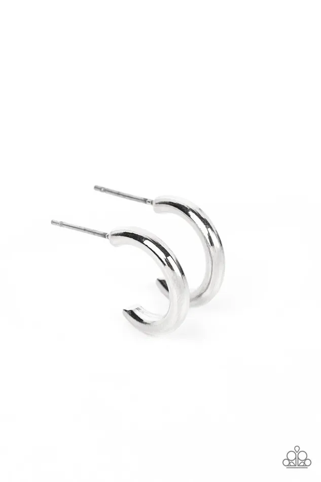 Earrings Paparazzi Jewelry Paparazzi Earring SmallScale Shimmer Silver Earrings Paparazzi Jewelry Paparazzi Earring SmallScale Shimmer Silver
