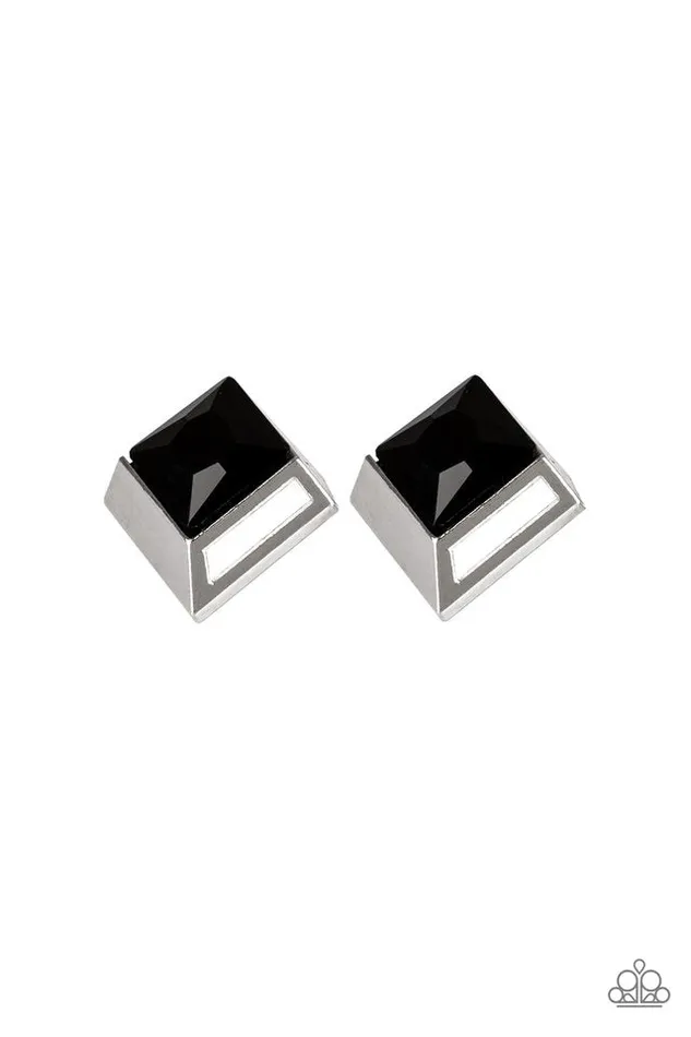 Earrings Paparazzi Jewelry Paparazzi Earring Stellar Square Black Earrings Paparazzi Jewelry Paparazzi Earring Stellar Square Black
