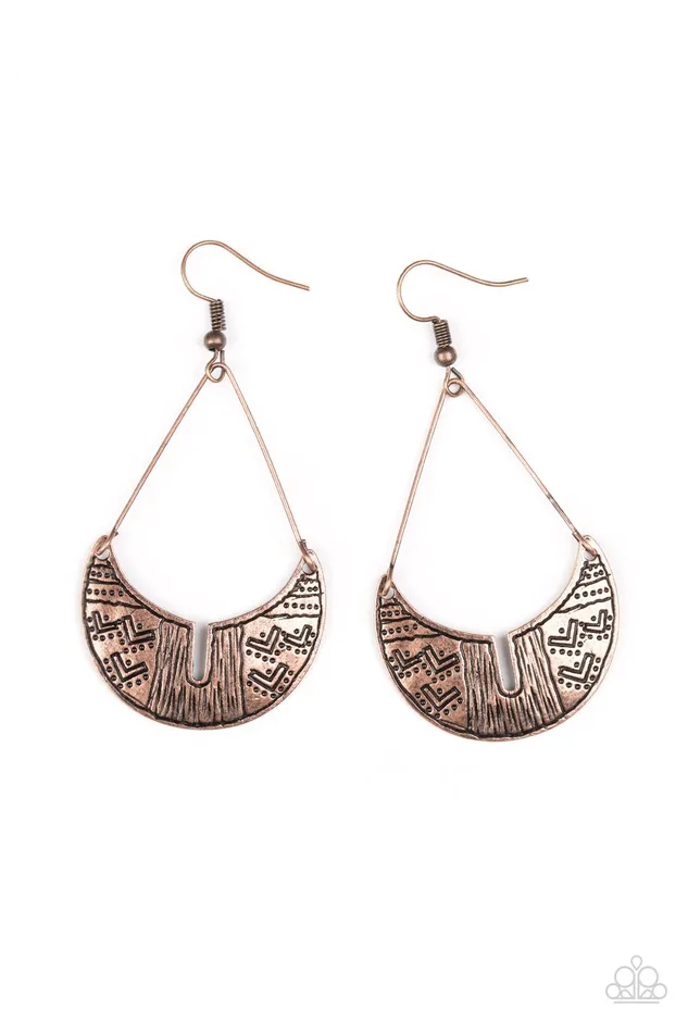 Earrings Paparazzi Jewelry Paparazzi Earring Trading Post Trending Copper