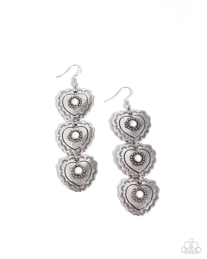 Earrings Paparazzi Jewelry Paparazzi Earring Vintage Allure White Earrings Paparazzi Jewelry Paparazzi Earring Vintage Allure White