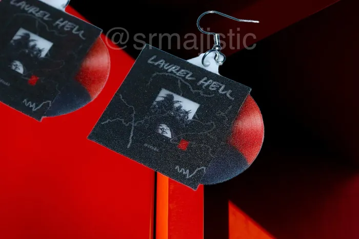 Earrings Sam Makes Things Mitski Laurel Hell Vinyl Album Handmade Earrings