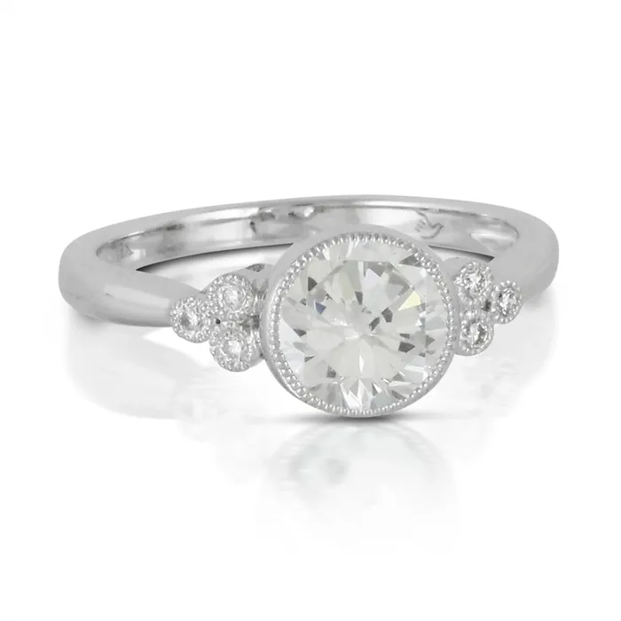 Engagement Collections Rings Little Bird Bridal 18K White Gold Diamond Semimount Ring Engagement Collections Rings Little Bird Bridal 18K White Gold Diamond Semimount Ring