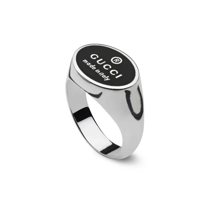 Gucci Rings Gucci Sterling Silver Trademark Ring
