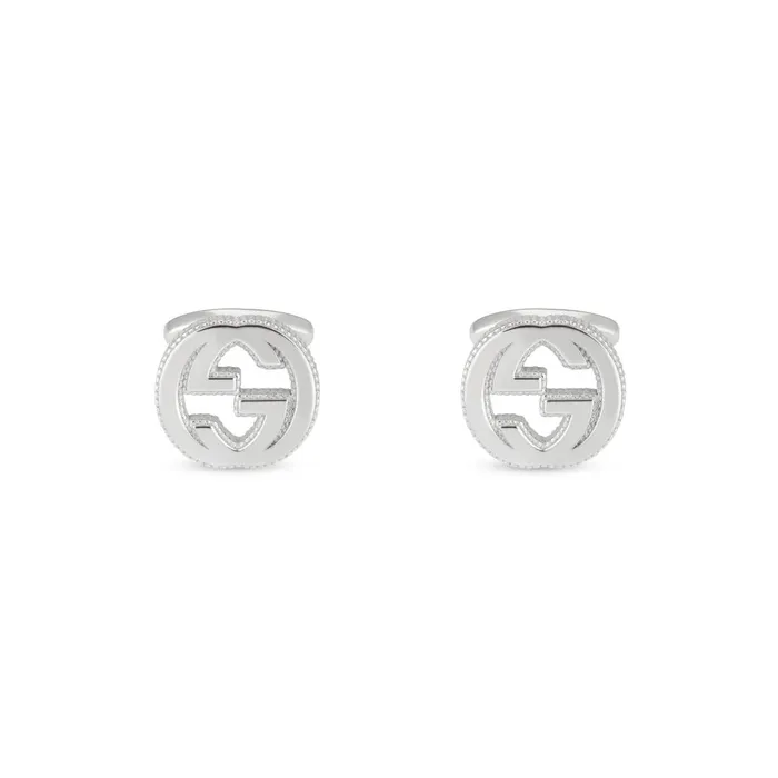 Gucci Sterling Silver Interlocking G Cufflinks Gucci Rings