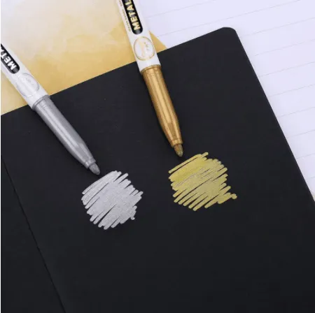IntoResin Rings Gold And Silver Paintbrush Epoxy Resin Handicraft Stroke Pen2 pcs IntoResin Rings Gold And Silver Paintbrush Epoxy Resin Handicraft Stroke Pen2 pcs