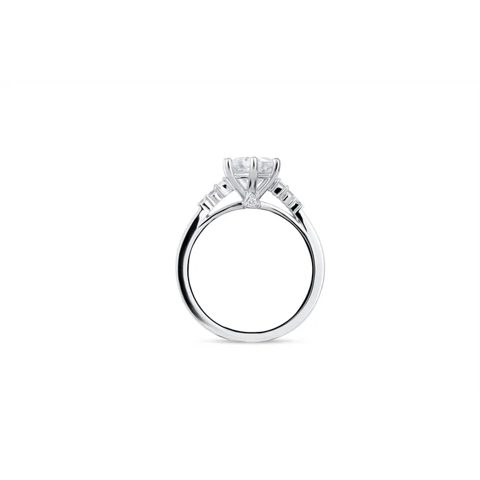 Little Bird Bridal 18K White Gold Diamond Semimount Ring Engagement Collections Rings Little Bird Bridal 18K White Gold Diamond Semimount Ring Engagement Collections Rings