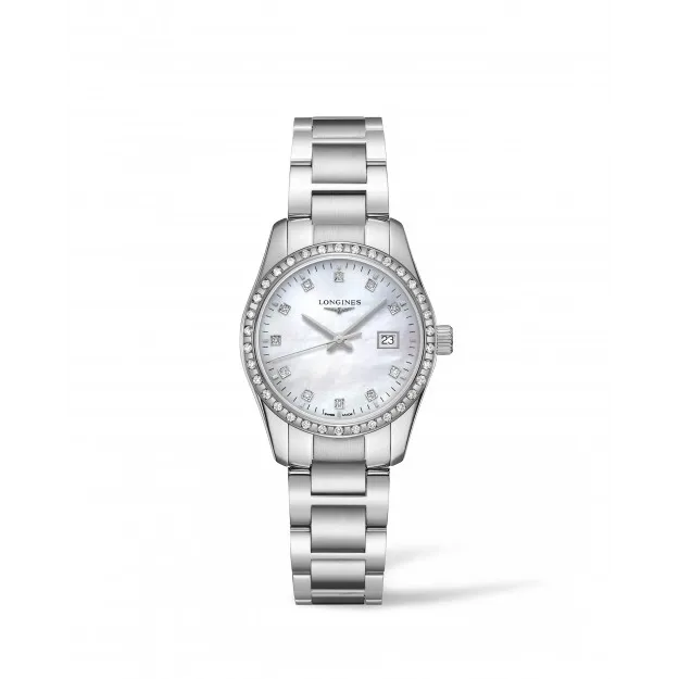 Longines Conquest Classic Watch MOP Dial Diamonds 295mm Quartz Longines Watches Longines Conquest Classic Watch MOP Dial Diamonds 295mm Quartz Longines Watches
