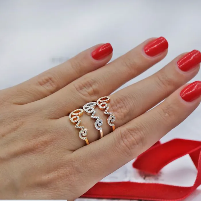 Love Diamond Ring Set in 18K Rose Gold 018ct tw Round Brilliant Natural Diamonds Diamond Source NYC Rings