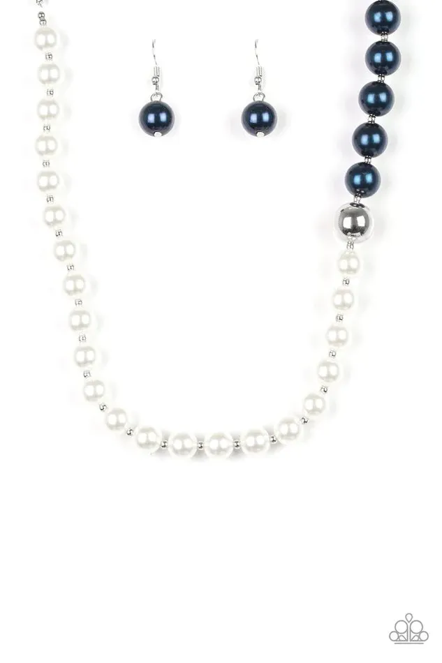 Necklaces Paparazzi Jewelry Paparazzi Necklace 5th Avenue ALister Blue
