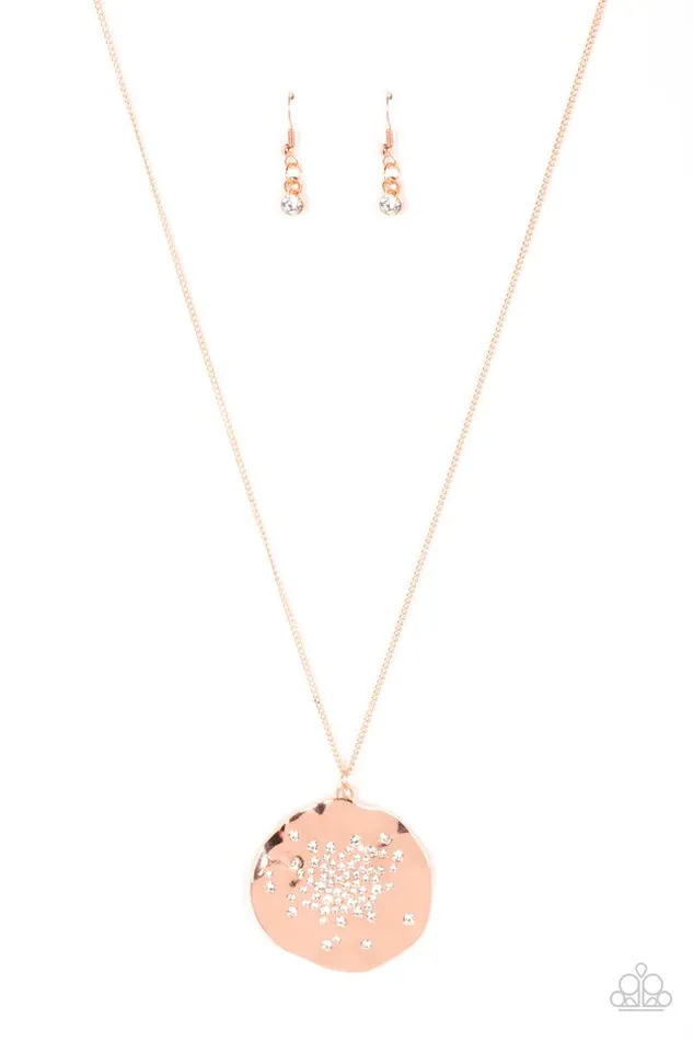 Necklaces Paparazzi Jewelry Paparazzi Necklace Boom and COMBUST Copper Necklaces Paparazzi Jewelry Paparazzi Necklace Boom and COMBUST Copper