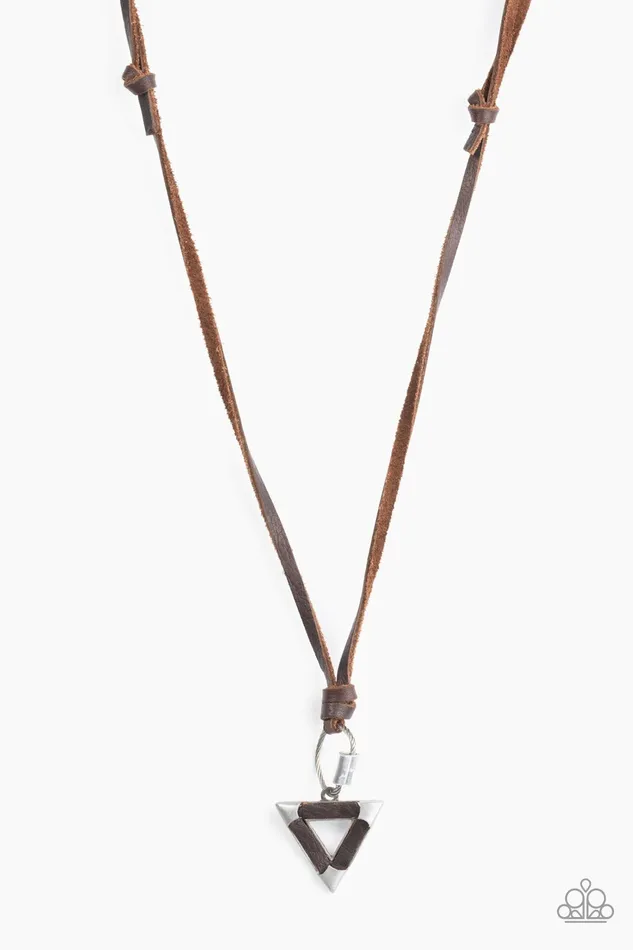 Necklaces Paparazzi Jewelry Paparazzi Necklace Canyon Conqueror Brown