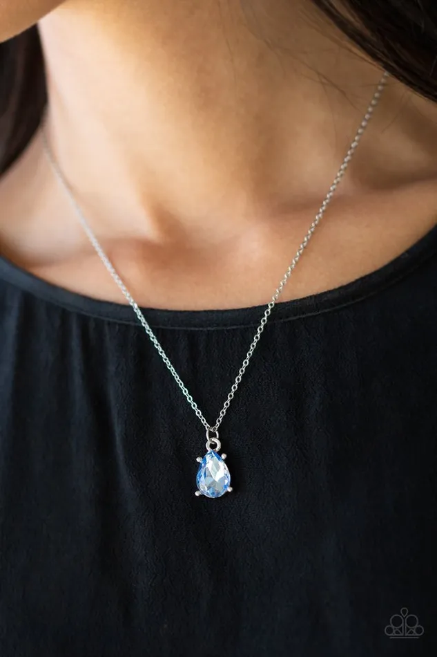 Necklaces Paparazzi Jewelry Paparazzi Necklace Classy Classicist Blue