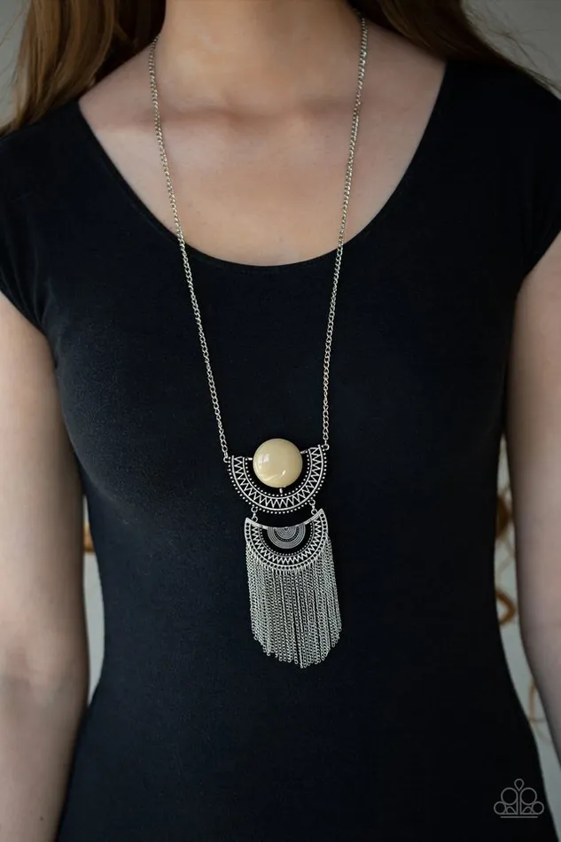 Necklaces Paparazzi Jewelry Paparazzi Necklace Desert Diviner Brown