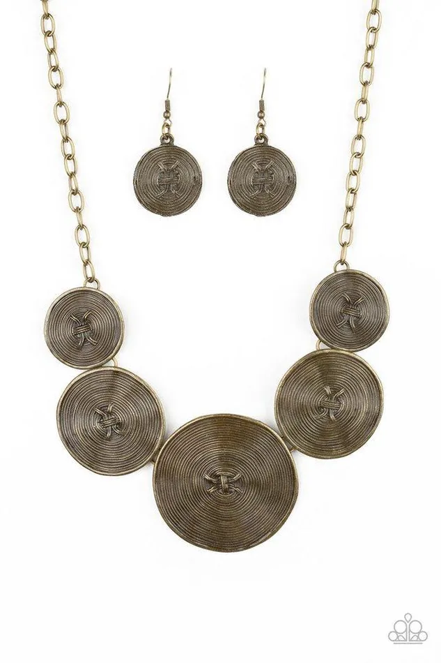 Necklaces Paparazzi Jewelry Paparazzi Necklace Deserves A Medal Brass