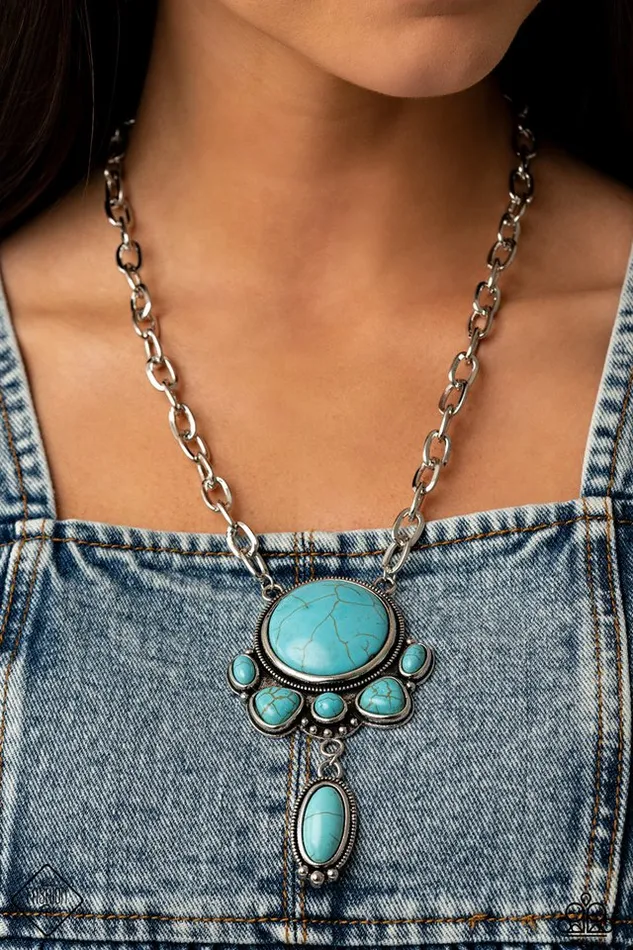 Necklaces Paparazzi Jewelry Paparazzi Necklace Geographically Gorgeous Blue