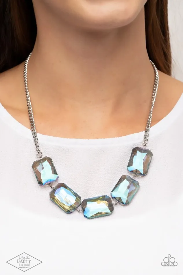 Necklaces Paparazzi Jewelry Paparazzi Necklace Heard It On The HEIRWaves Blue