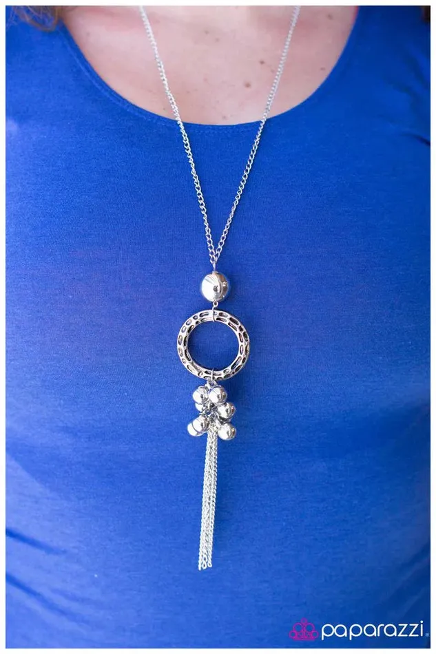 Necklaces Paparazzi Jewelry Paparazzi Necklace I Aim To Please Silver