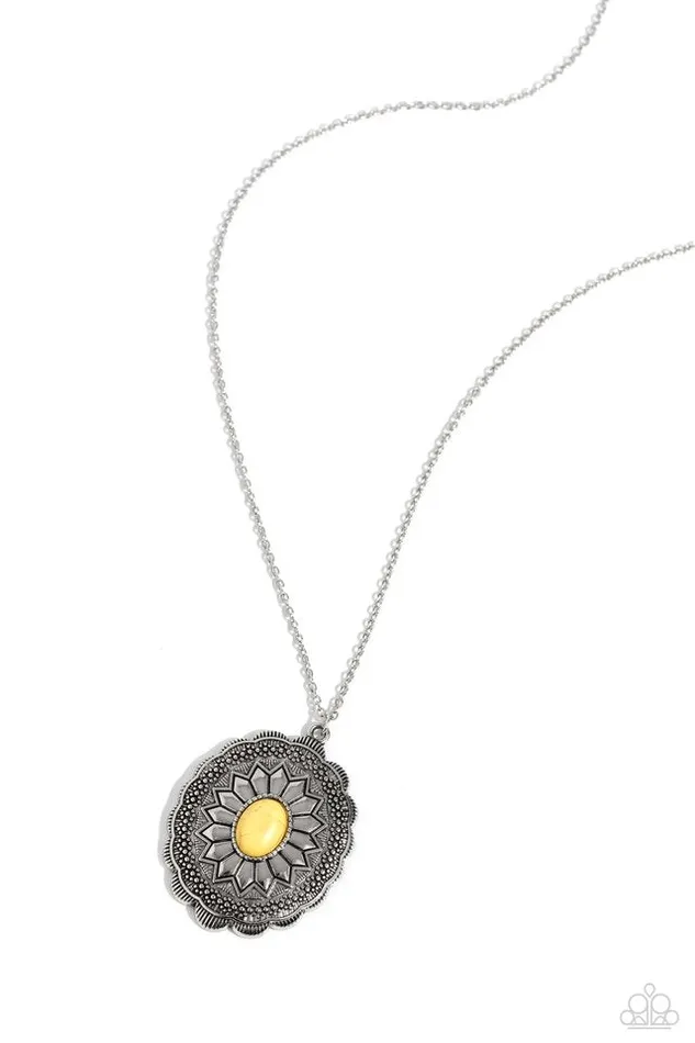 Necklaces Paparazzi Jewelry Paparazzi Necklace Mojave Mirage Yellow Necklaces Paparazzi Jewelry Paparazzi Necklace Mojave Mirage Yellow