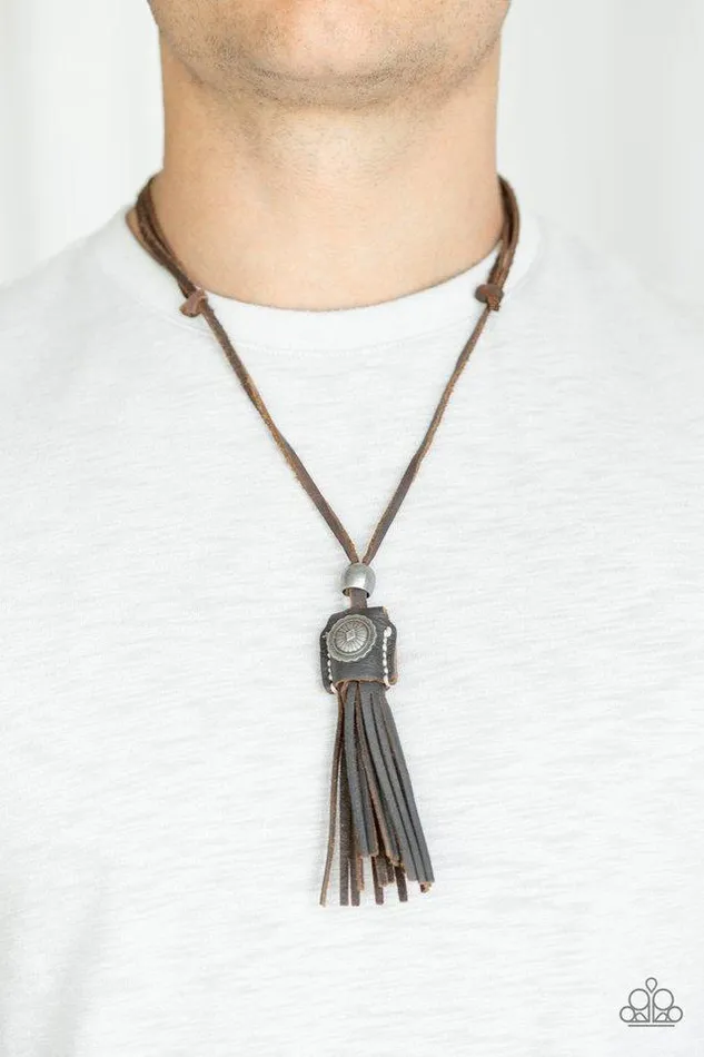 Necklaces Paparazzi Jewelry Paparazzi Necklace Old Town Road Brown