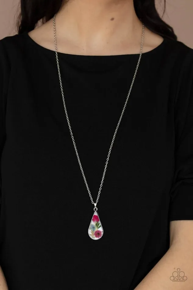 Necklaces Paparazzi Jewelry Paparazzi Necklace Pop Goes the Perennial Pink