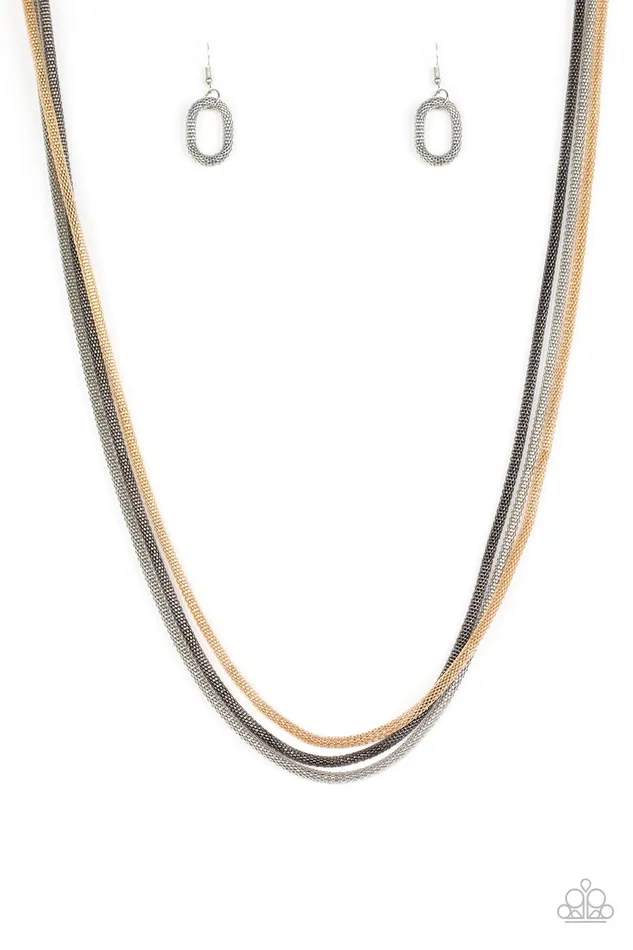 Necklaces Paparazzi Jewelry Paparazzi Necklace Street Sweep Multi