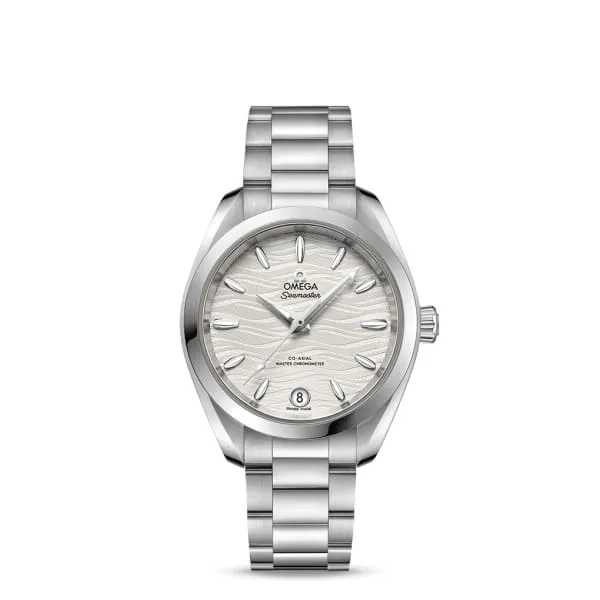 Omega Bracelets Omega Seamaster 34mm Watch Ref 22010342002002 Silver Index Dial Stainless Steel Bracelet Omega Bracelets Omega Seamaster 34mm Watch Ref 22010342002002 Silver Index Dial Stainless Steel Bracelet