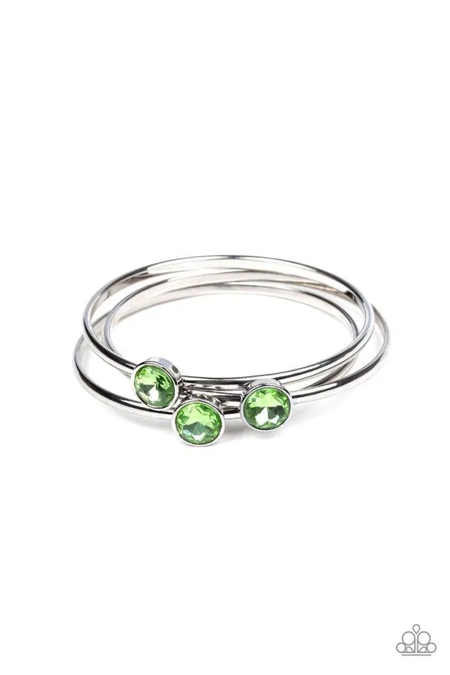 Paparazzi Bracelet Be All You Can BEDAZZLE Green Paparazzi Jewelry Bracelets