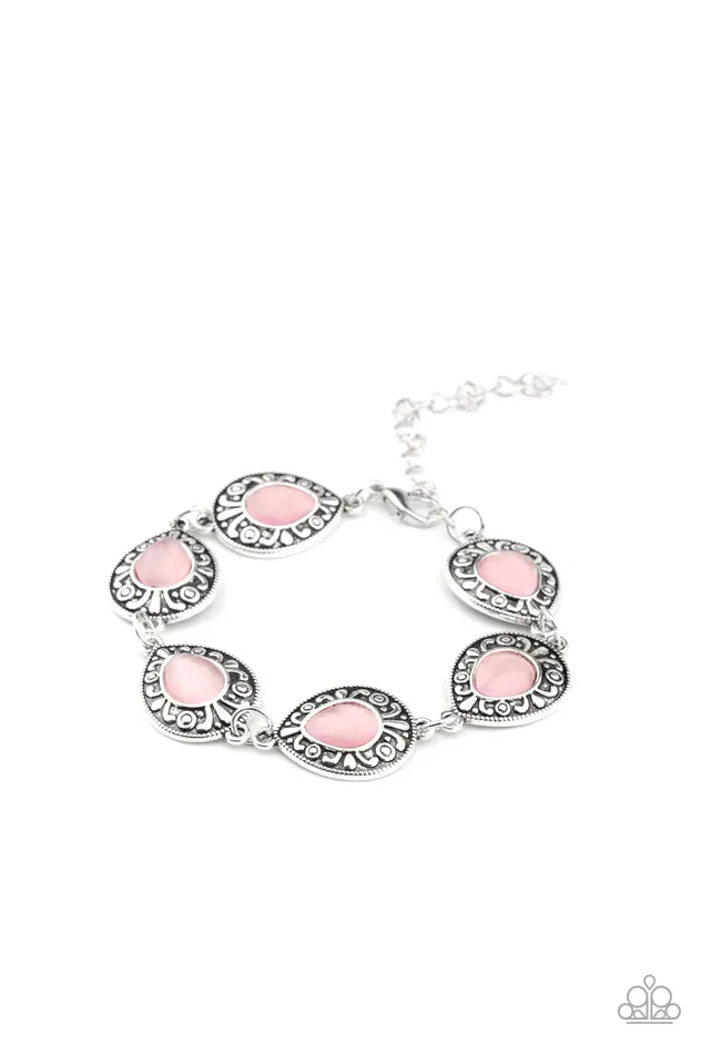 Paparazzi Bracelet Enchantingly Ever After Pink Paparazzi Jewelry Bracelets