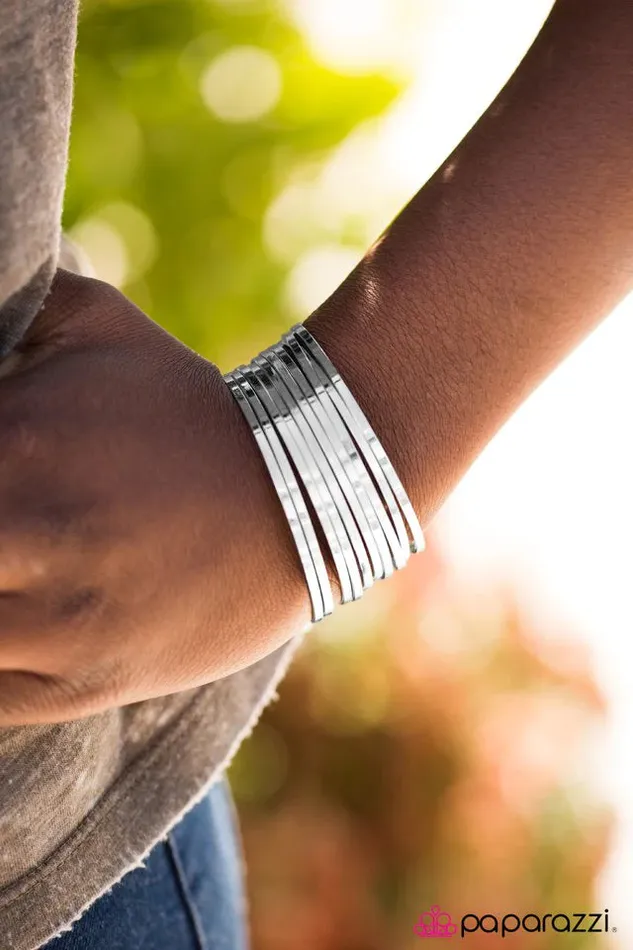 Paparazzi Bracelet Queen Of The Gypsies Silver Paparazzi Jewelry Bracelets