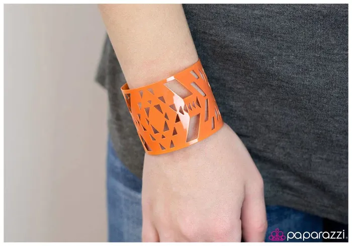 Paparazzi Bracelet Santa Cruzin Orange Paparazzi Jewelry Bracelets