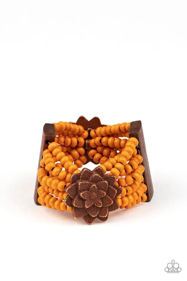 Paparazzi Bracelet Tropical Sanctuary Orange Paparazzi Jewelry Bracelets Paparazzi Bracelet Tropical Sanctuary Orange Paparazzi Jewelry Bracelets