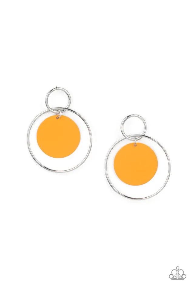Paparazzi Earring POP Look and Listen Orange Paparazzi Jewelry Earrings Paparazzi Earring POP Look and Listen Orange Paparazzi Jewelry Earrings