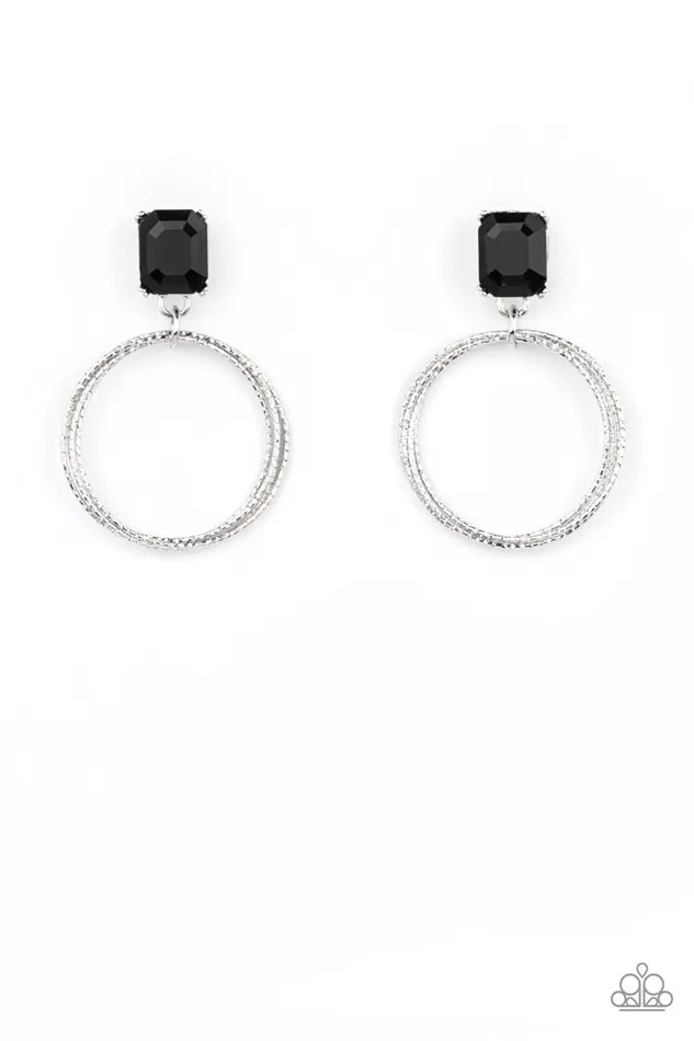 Paparazzi Earring Prismatic Perfection Black Paparazzi Jewelry Earrings Paparazzi Earring Prismatic Perfection Black Paparazzi Jewelry Earrings
