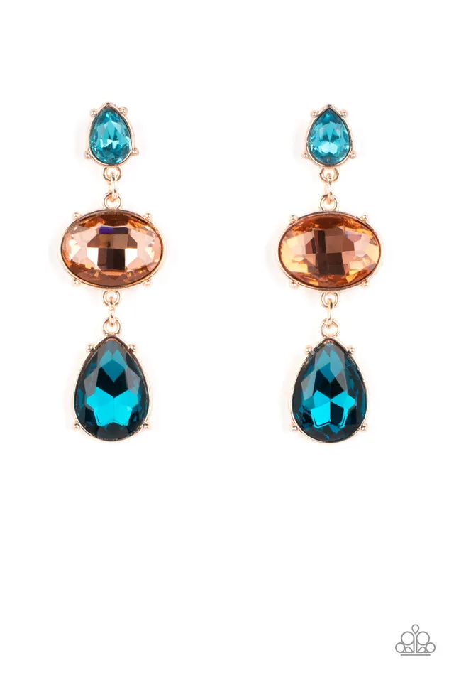 Paparazzi Earring Royal Appeal multi Paparazzi Jewelry Earrings