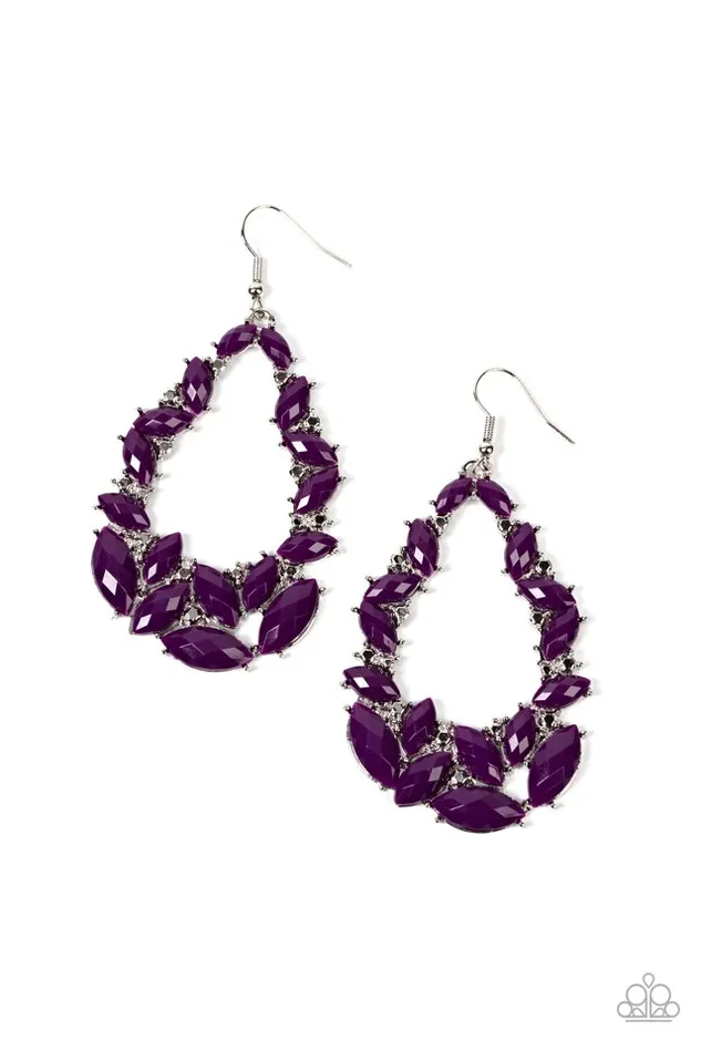 Paparazzi Earring Tenacious Treasure Purple Paparazzi Jewelry Earrings Paparazzi Earring Tenacious Treasure Purple Paparazzi Jewelry Earrings
