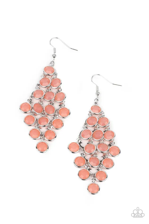 Paparazzi Earring With All DEW Respect Orange Paparazzi Jewelry Earrings Paparazzi Earring With All DEW Respect Orange Paparazzi Jewelry Earrings