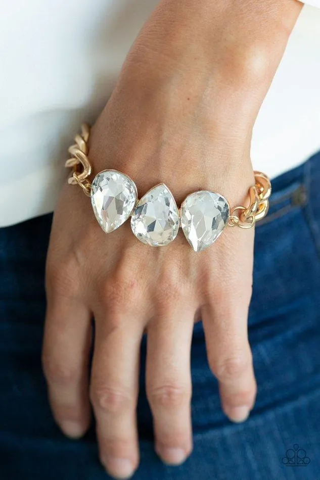 Paparazzi Jewelry Bracelets Paparazzi Bracelet Bring Your Own Bling Gold
