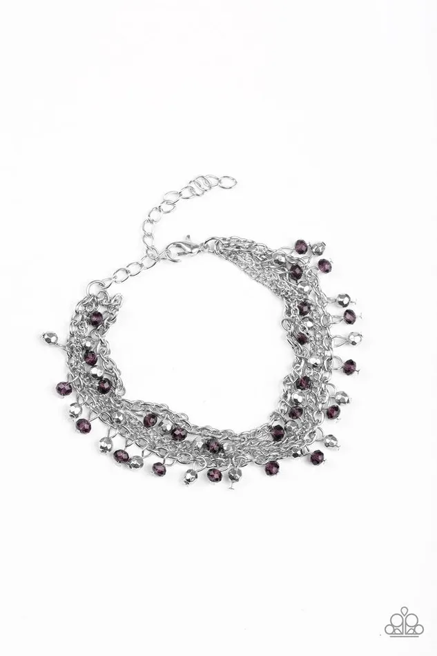 Paparazzi Jewelry Bracelets Paparazzi Bracelet Cash Confidence Purple Paparazzi Jewelry Bracelets Paparazzi Bracelet Cash Confidence Purple