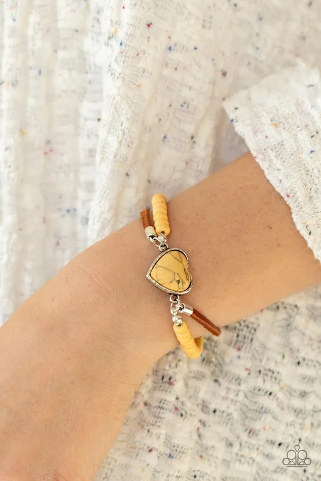 Paparazzi Jewelry Bracelets Paparazzi Bracelet Charmingly Country Yellow