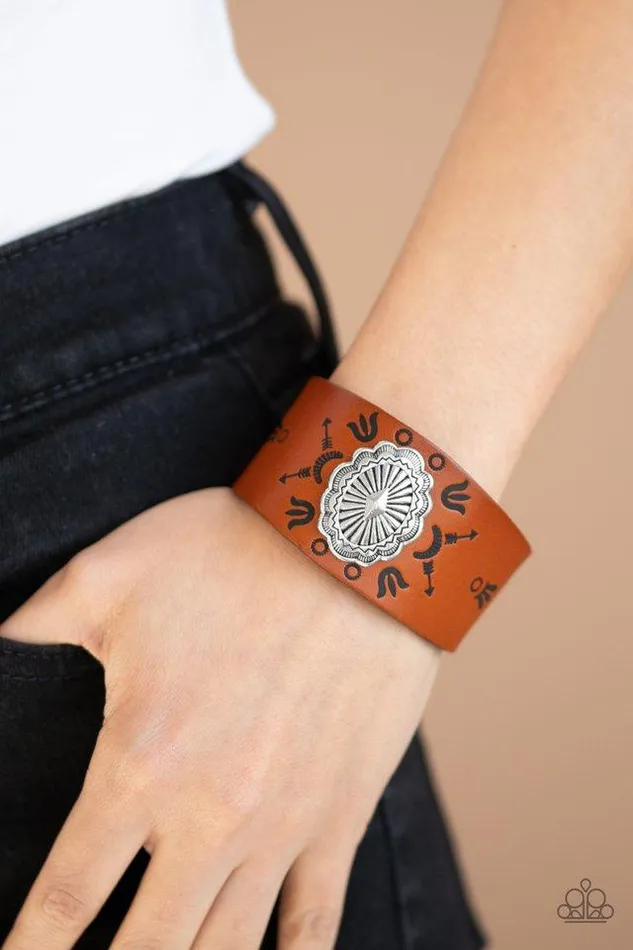 Paparazzi Jewelry Bracelets Paparazzi Bracelet Desert Badlands Brown