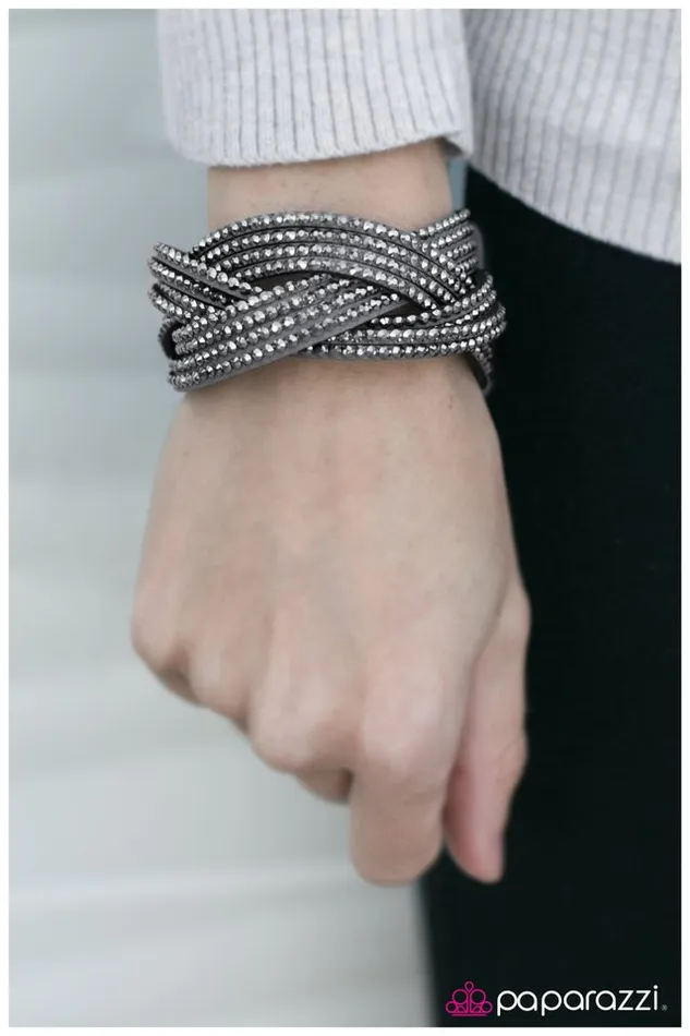 Paparazzi Jewelry Bracelets Paparazzi Bracelet Go Get Em Champ Silver