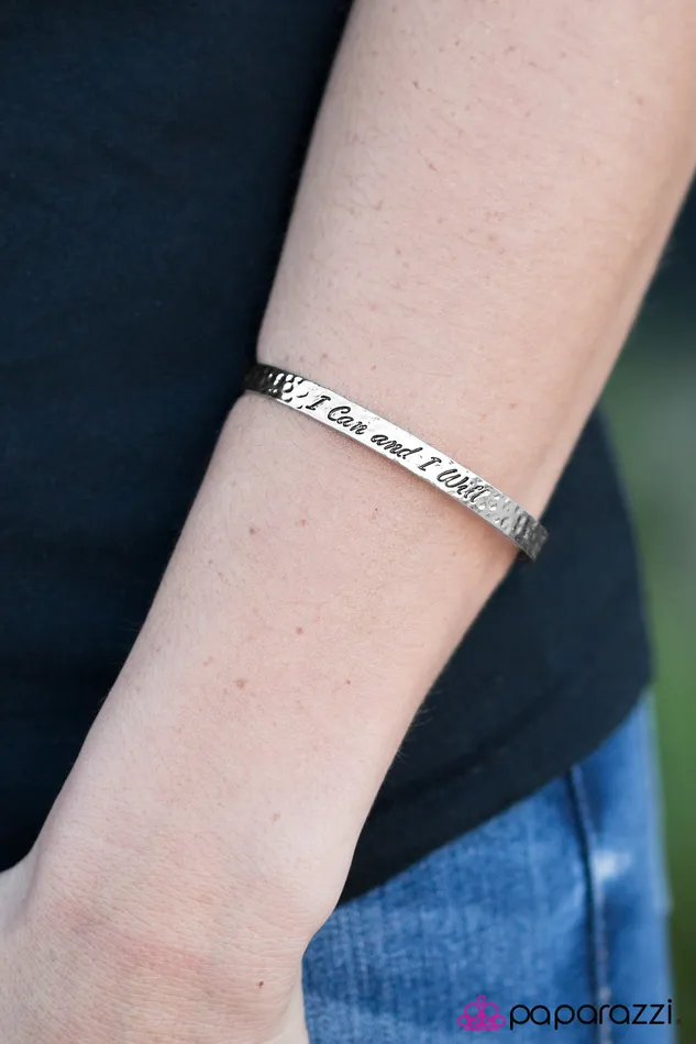 Paparazzi Jewelry Bracelets Paparazzi Bracelet I Can And I Will Silver