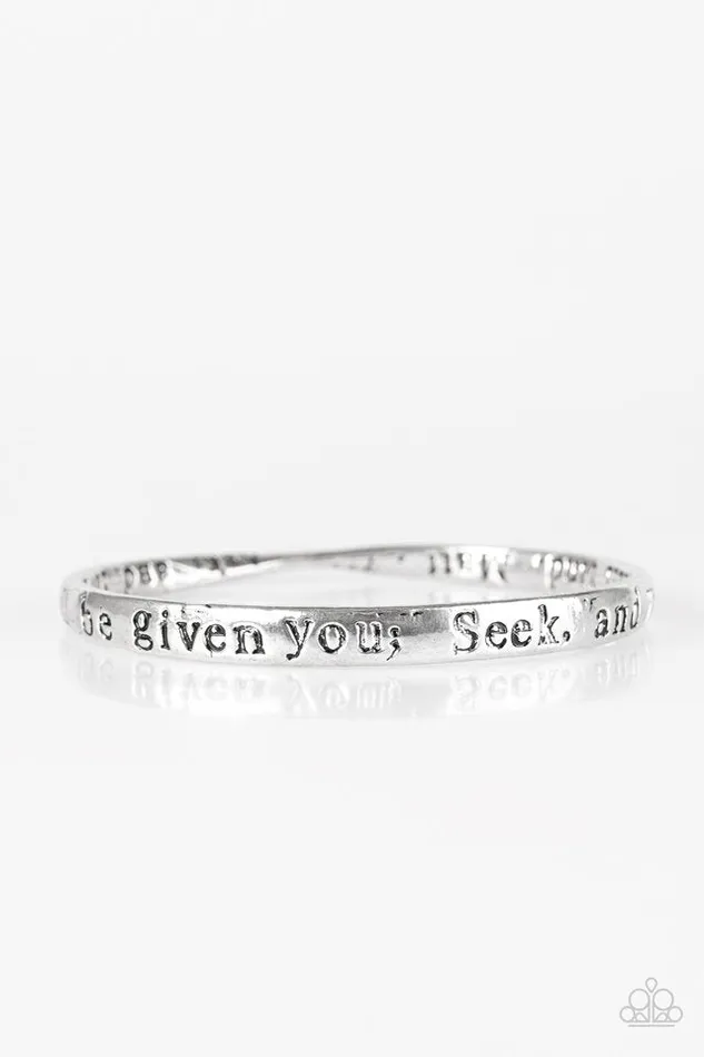 Paparazzi Jewelry Bracelets Paparazzi Bracelet It Shall Be Given Silver
