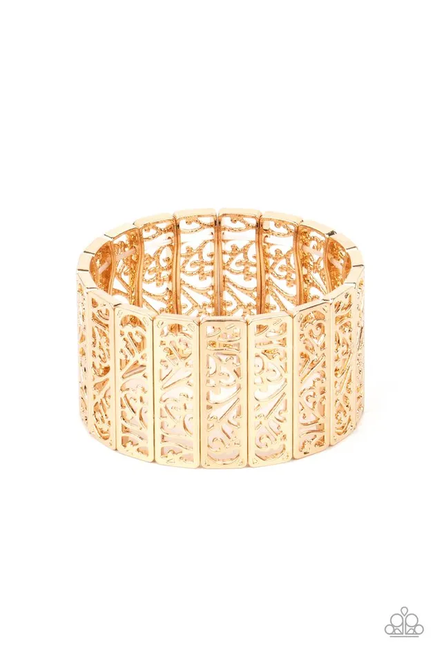 Paparazzi Jewelry Bracelets Paparazzi Bracelet Ornate Orchards Gold Paparazzi Jewelry Bracelets Paparazzi Bracelet Ornate Orchards Gold