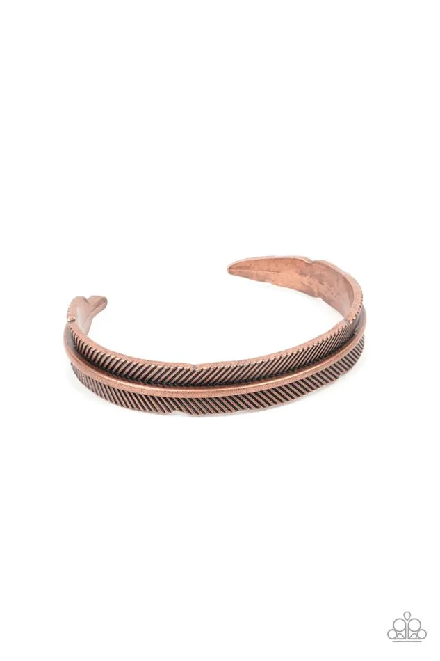 Paparazzi Jewelry Bracelets Paparazzi Bracelet QUILLCall Copper Paparazzi Jewelry Bracelets Paparazzi Bracelet QUILLCall Copper