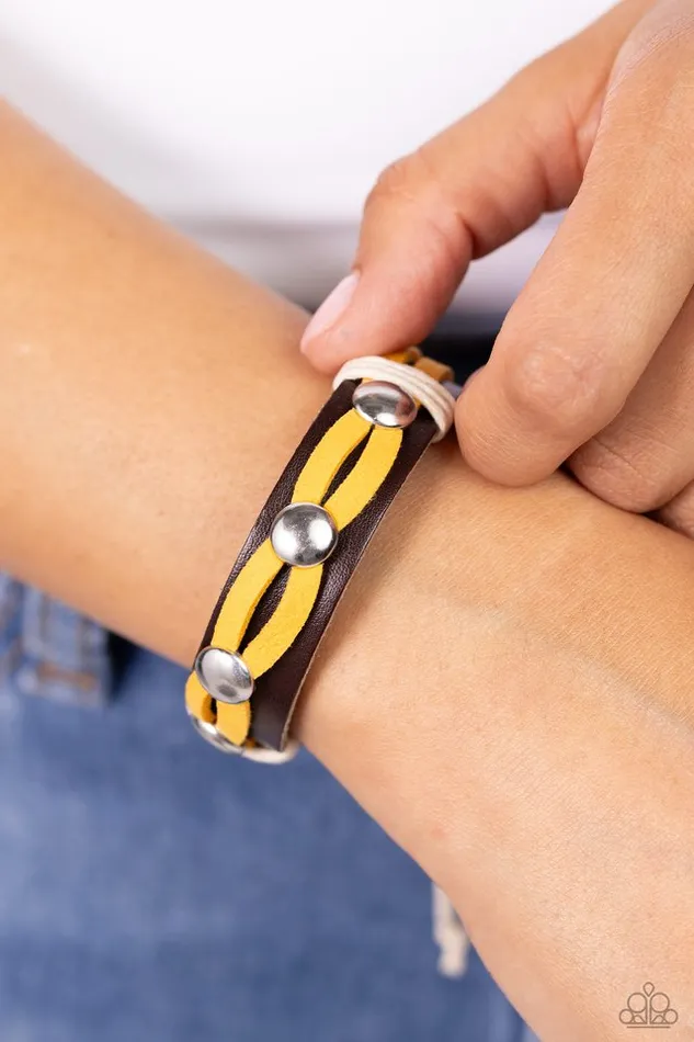 Paparazzi Jewelry Bracelets Paparazzi Bracelet Ready to Ride Yellow